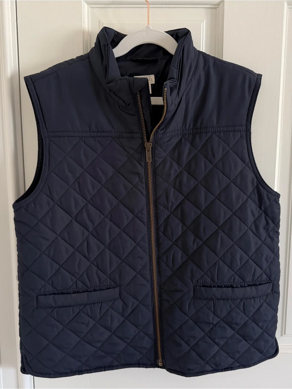 J.Crew Crewcuts Boys Navy Quilted Walker vest - Size 10
